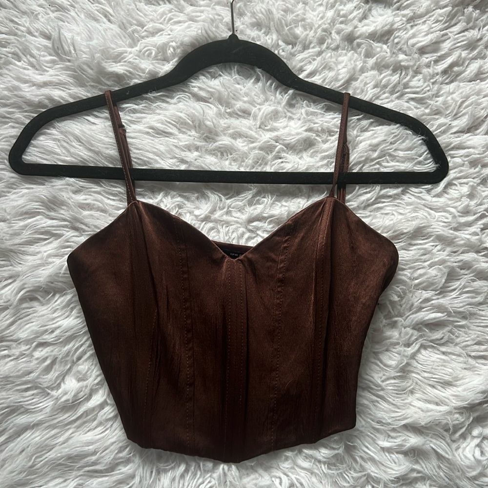 Zara Bustier top